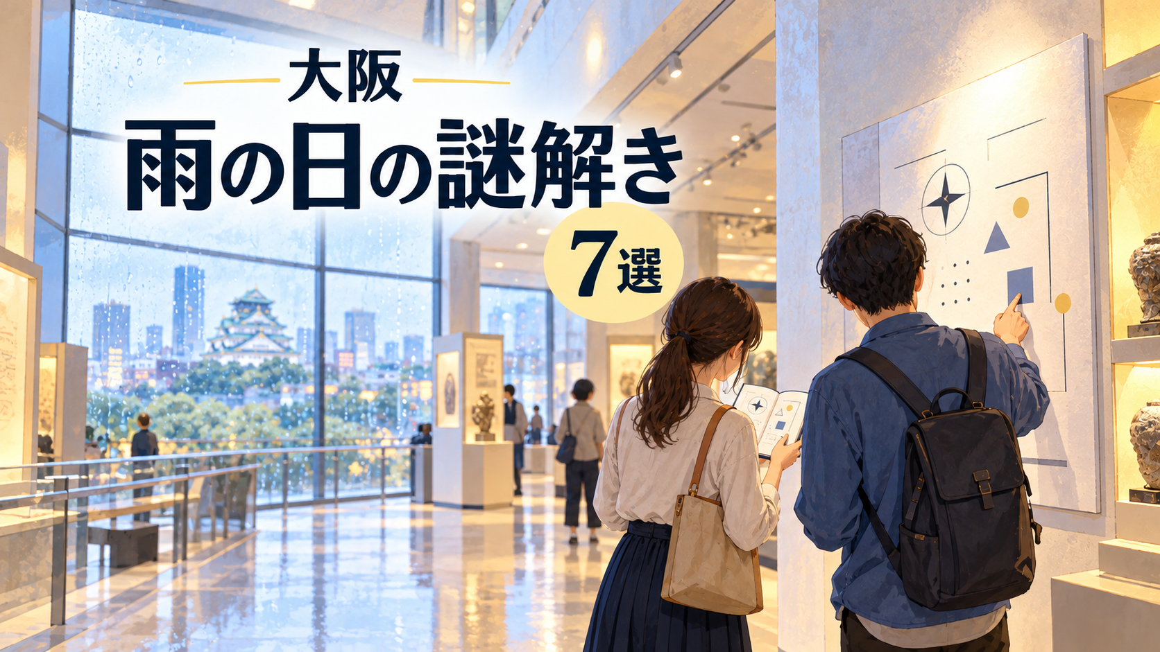 大阪で雨の日でも遊びやすい謎解き7選｜屋内・所要時間・移動の負担で比較